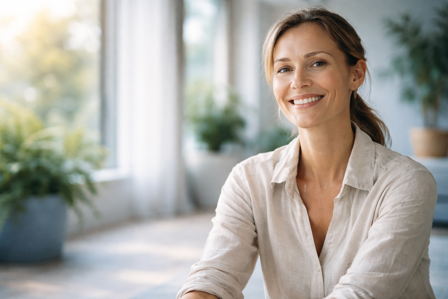 femme souriante formation sophrologie caycédienne Bordeaux